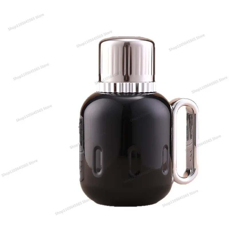 Suitable for stainless steel large capacity temperature display insulated teapot, household portable stew teapot