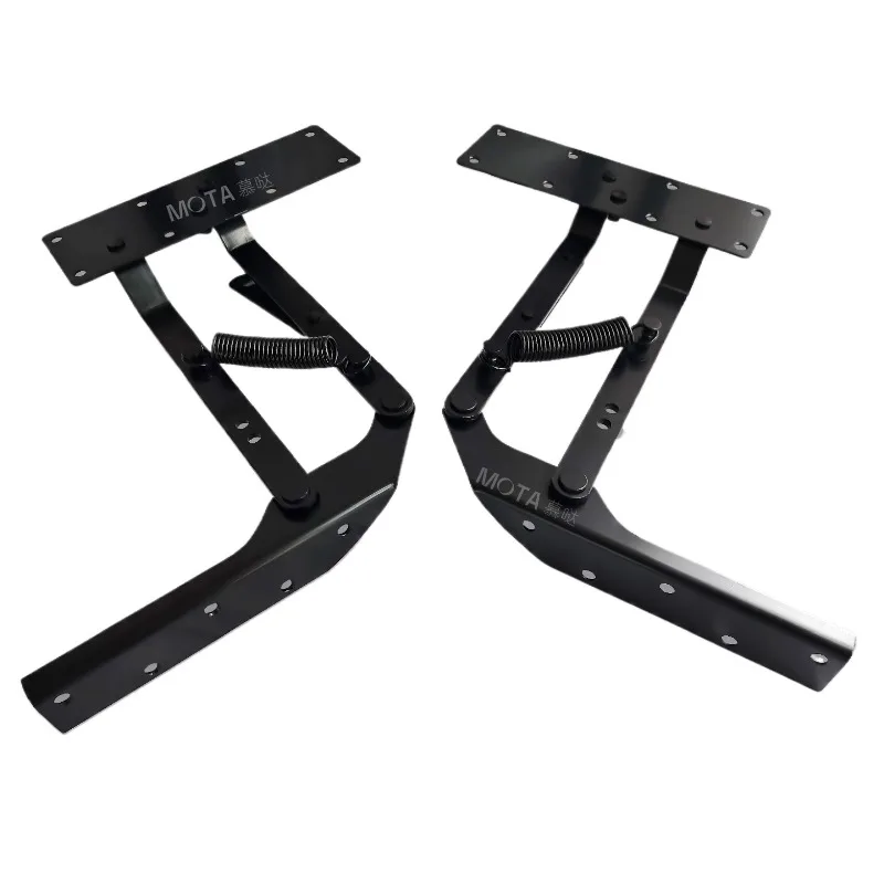 Coffee Table Spring Lift Folding Hinge,Table Top Connecting Fitting,Crossbar Reinforced Stable Lifting Hardware Accessory