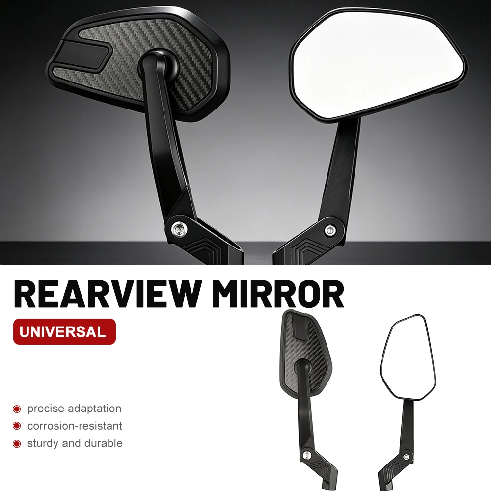 Motorcycle Rearview Side Mirrors Aluminum Mirrors Handlebar For Yamaha MT-07 MT07 MT-09 MT09 MT-10 MT10 Tracer 900 2020