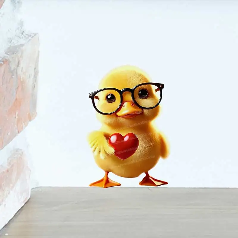 Cute Yellow Duck Vinyl Sticker Decal for Car Laptop Water Bottle Truck Motorcycle Window Wall Q39