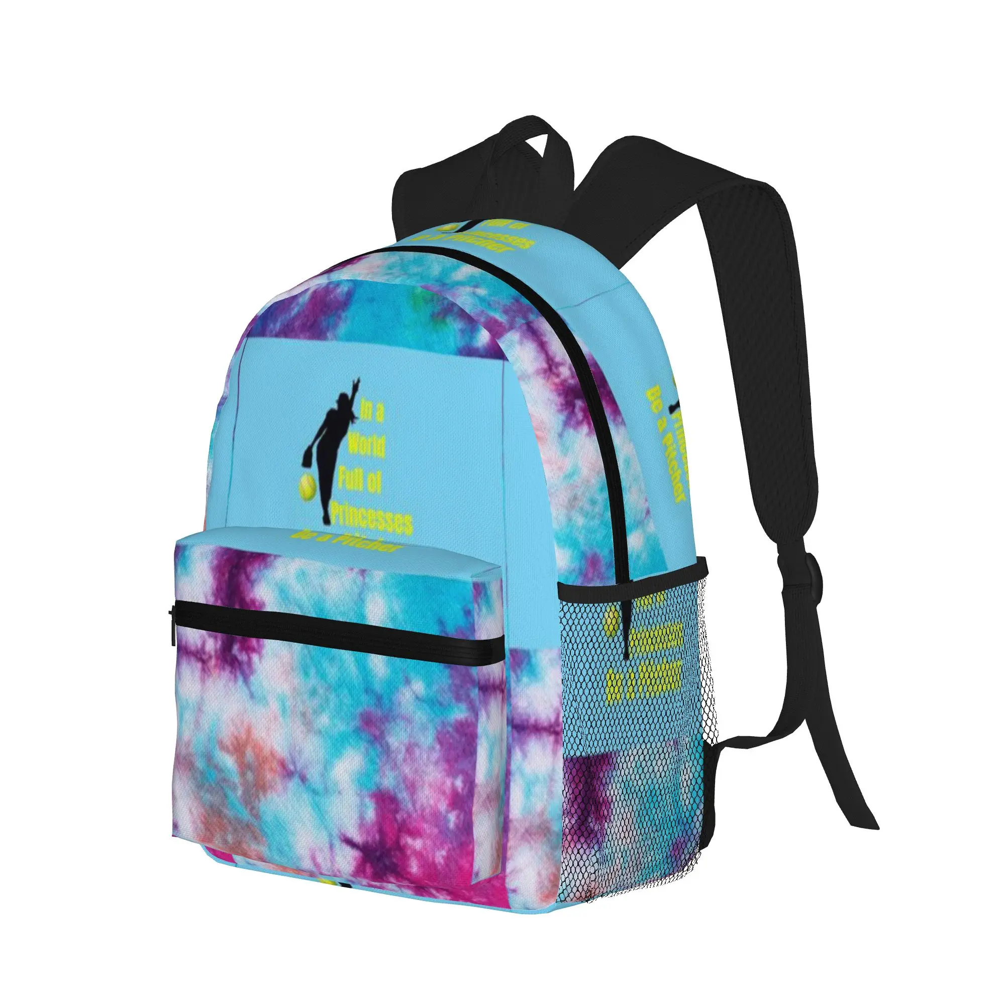 Softball Pitcher - In a world full of princesses be a pitcher  Casual Backpack for Students and Adults Backpack women