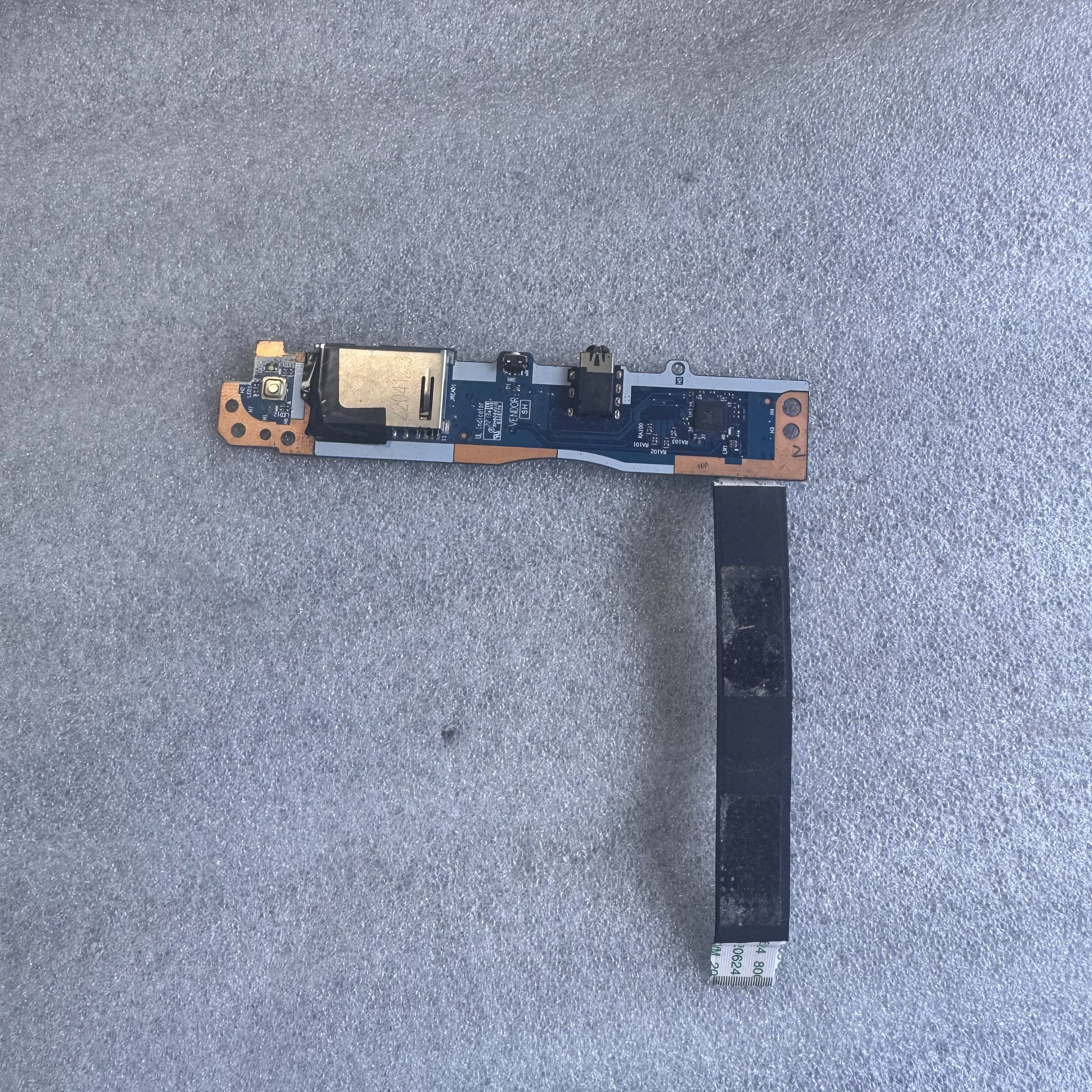 Used GS452 NS-C781 FOR Lenovo Ideapad 3 14IML05 14IIL05 14ITL05 81WA 81WD POWER BUTTON SWITCH AUDIO BOARD