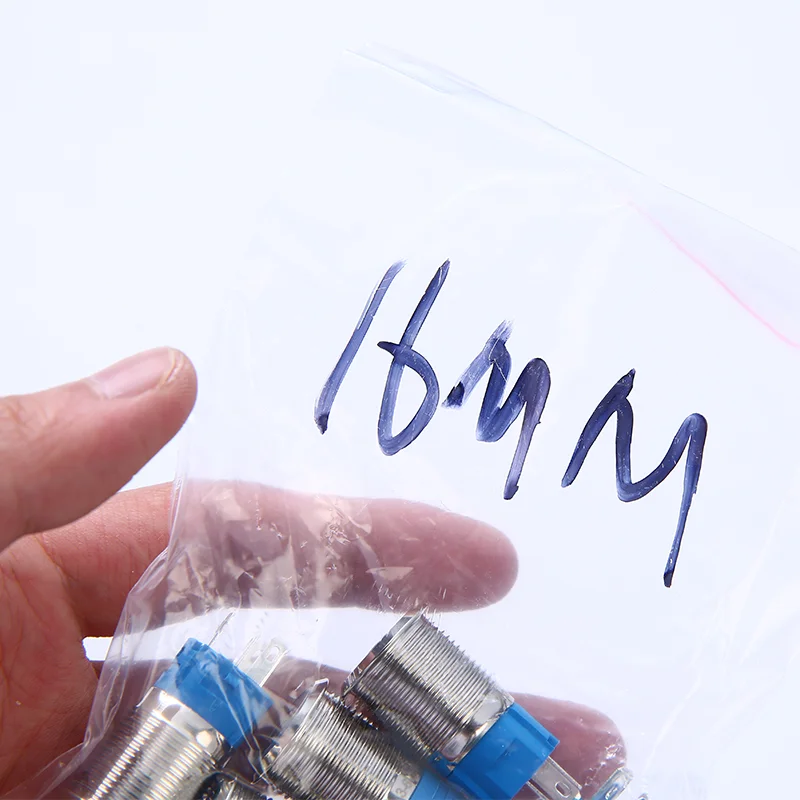 زر معدني برمز يعمل بالطاقة المعدنية مع إضاءة ، زر مقاوم للماء ، إعادة الضبط الذاتي ، مفتاح القفل الذاتي ، تعديل السيارة ، 16 #6