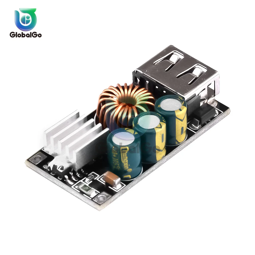 DIY Fast Charger Board Module DC 10-30V Step-down Module for Emergency Charging of Mobile Phone Overvoltage Protection