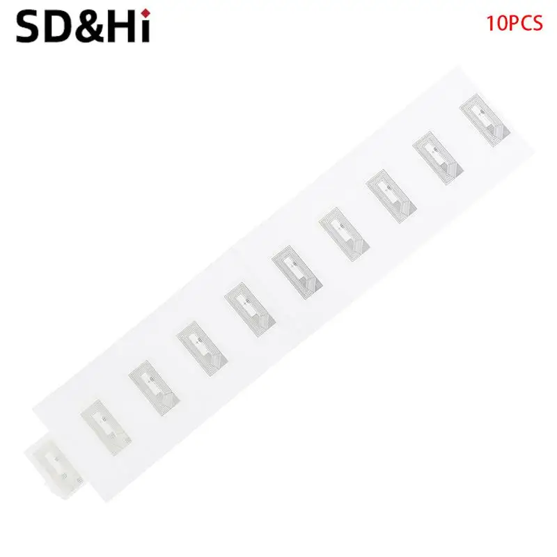 10Pcs NFC Chip Ntag213 Sticker Wet Inlay 2*1cm 13.56MHz RFID NTAG213 Label Tag