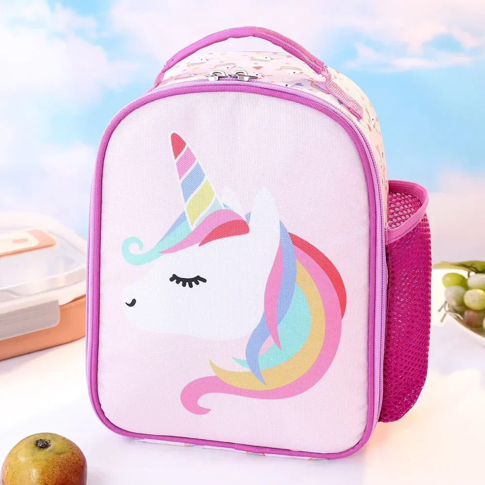 High-capacity Lunch Box  Kids Lunch box Insulated Soft Bag Mini Cooler Back to School Thermal Meal Tote Kit for Girls Boys