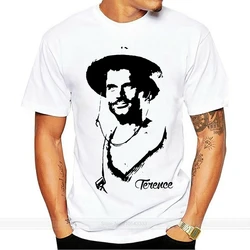 T-Shirt Uomo Donna Terence Hill Bud Spencer Trinit?? Cotton Tshirt Tops Short-sleeved Tee Shirt