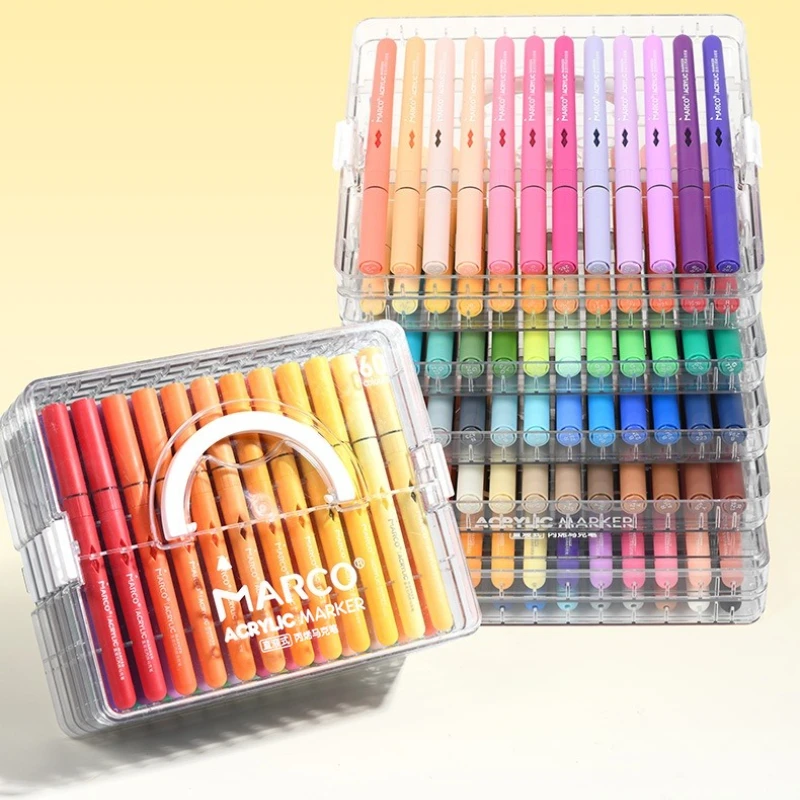 

24/36/60 цветов, акриловые краски, маркеры, ручка с мягкой головкой, прямая жидкость, граффити, живопись, сделай сам, поделки, быстросохнущие пигменты, товары для рукоделия