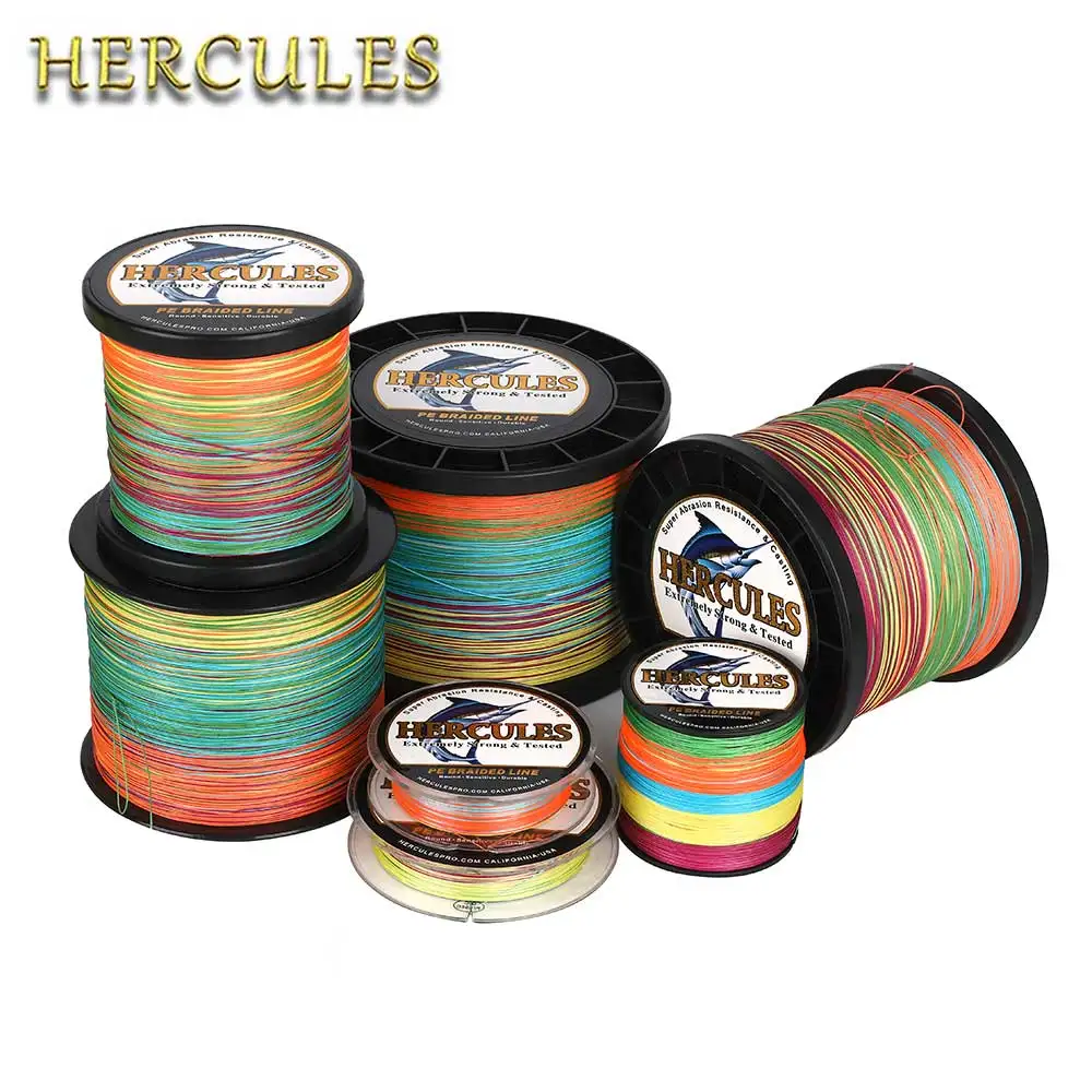 

12 Strands Braided Fishing Line 300m 500m 1000m 12 Strands Braided Multifilament PE Wire Super Strong 10-420lb Durable Smooth