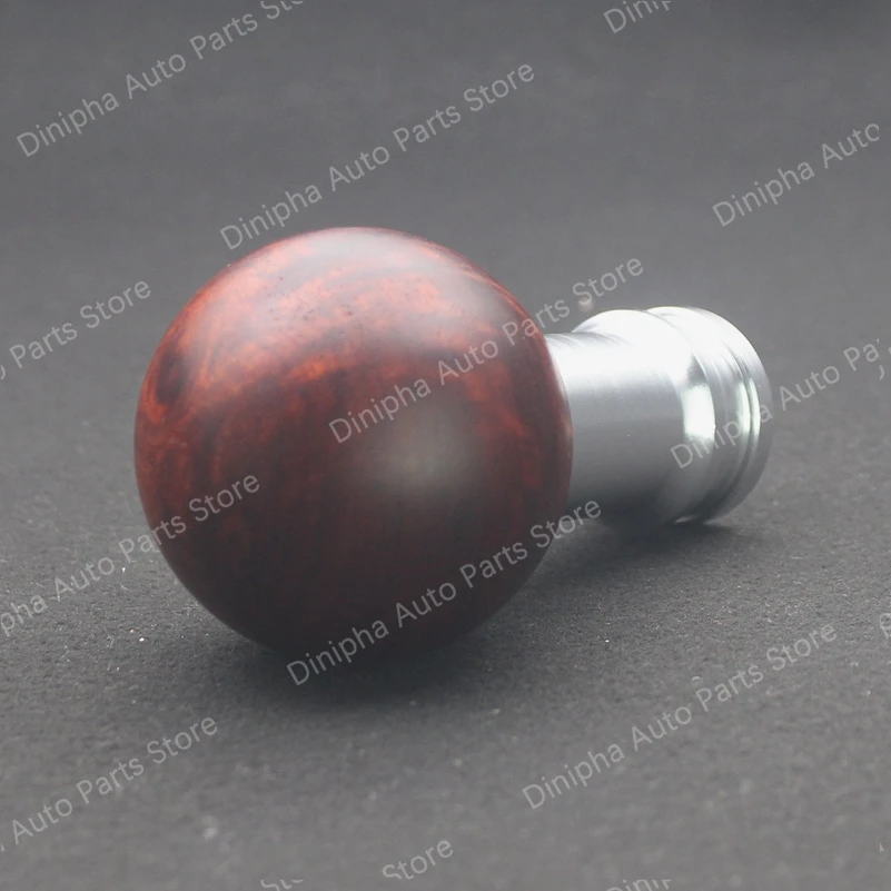 Universal Solid Wood Shift Lever Head Gear Knob for Manual Transmission Car Replacement Wooden Gear Knob Automobile Accessory