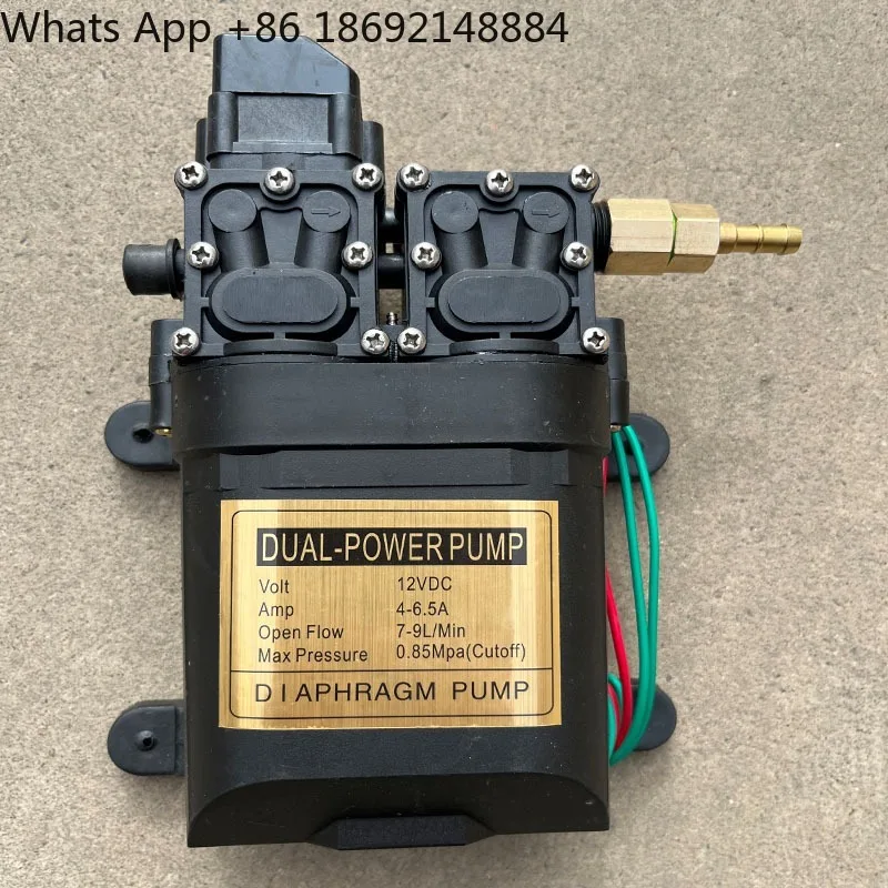 12V high pressure electric sprayer double motor water pump sprayer accessories