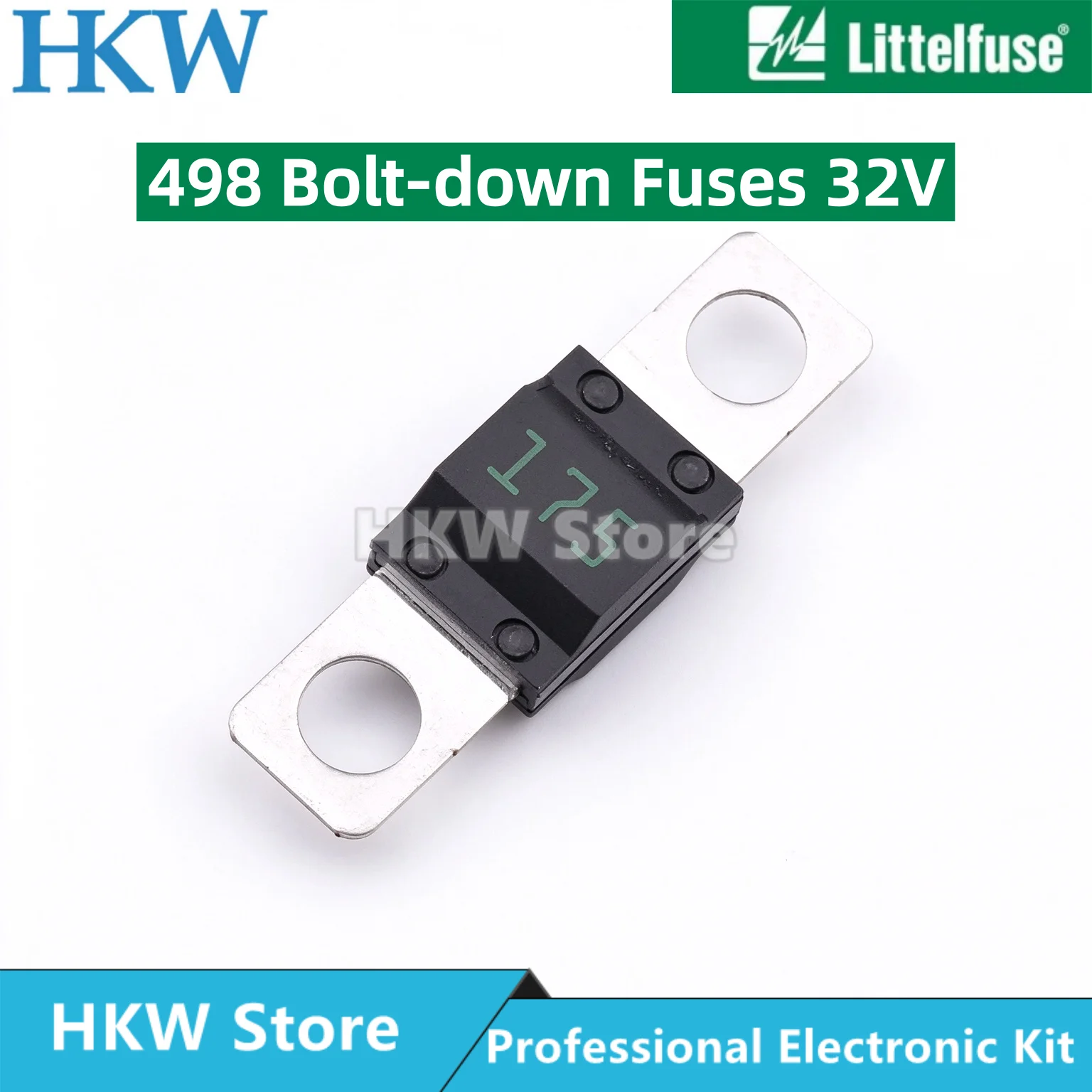 Littelfuse Bolt-down Fuses 498 Series MIDI Flat Type Blade Fuse 30A 40A 50A 60A 70A 80A 100A 125A 150A 175A 200A New Original