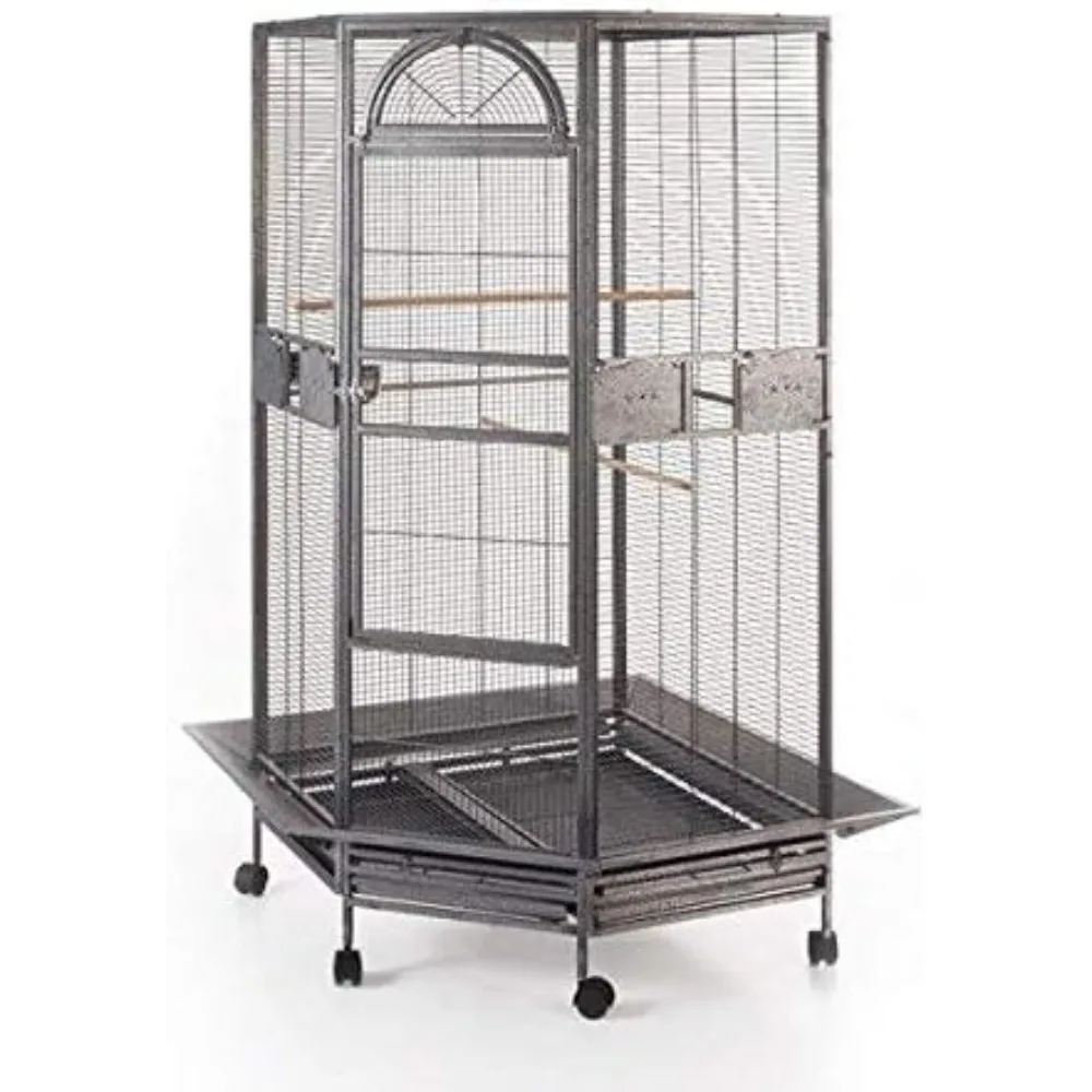 

Parrot Escape Jumbo Corner Bird Cage Aviary (Ordinary)
