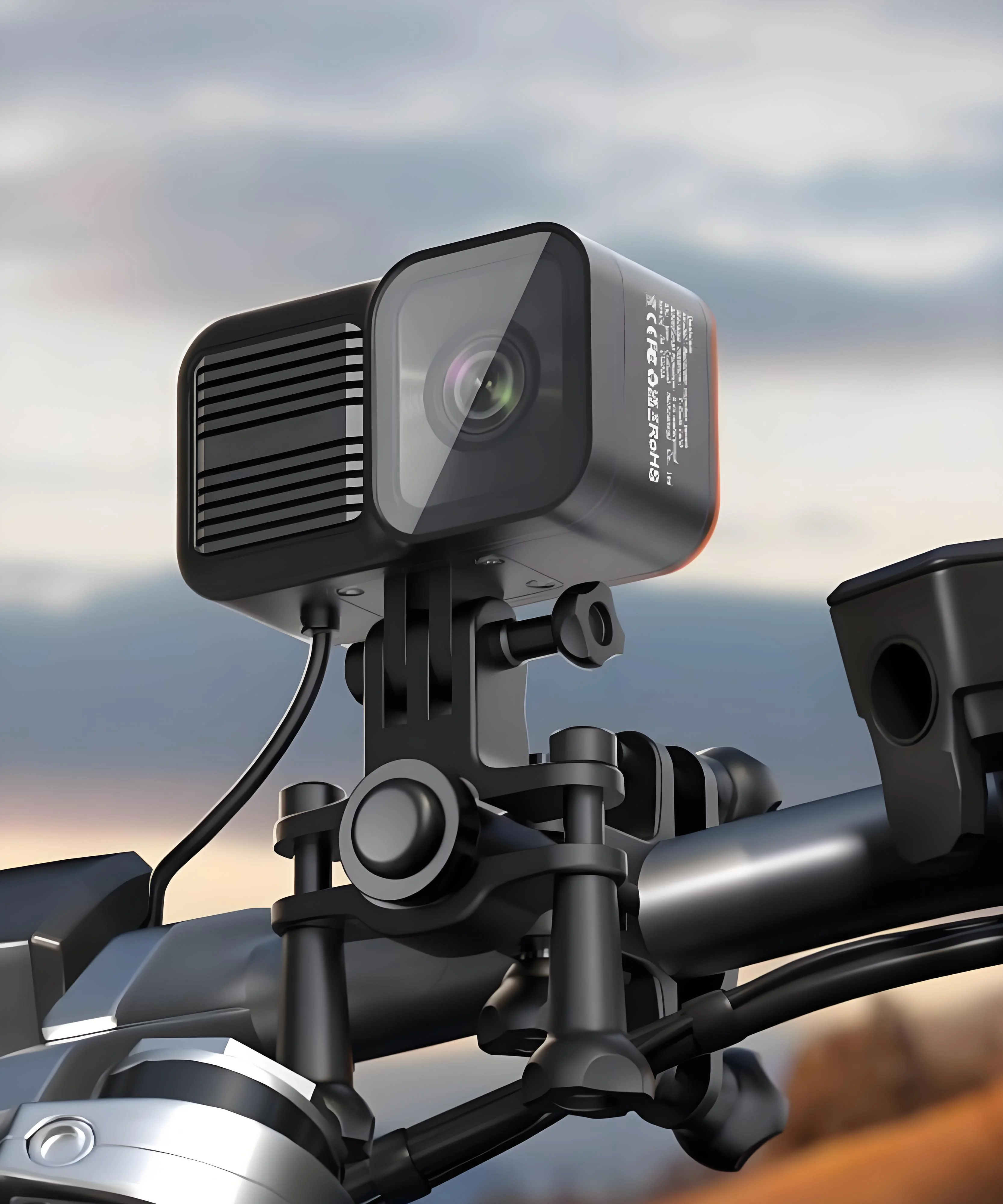

IP68 Waterproof Motorcycle Dash Cam 4K Front+1080P Rear Wired Dual Camera WiFi Night Vision Recorder