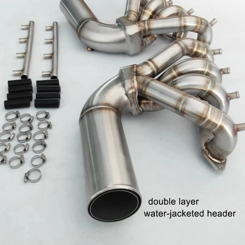

Custom Peormance Exhaust System Yacht Double-Layer Water-Jacketed Stainless Steel Modified Exhaust Pipes