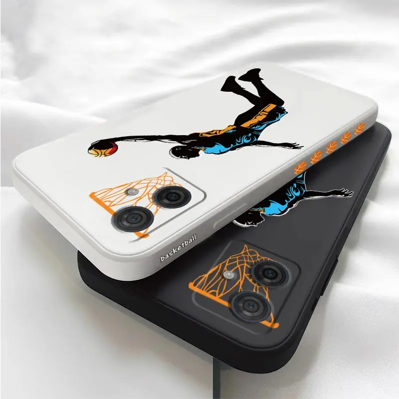 G54 Sport Boy Silicone Phone Case For Motorola Moto G54 G53 G72 G52 G50 G42 G100 G9 G9Plus G84 G34 G22 G24 G14 G8Play G8 Cover image 5