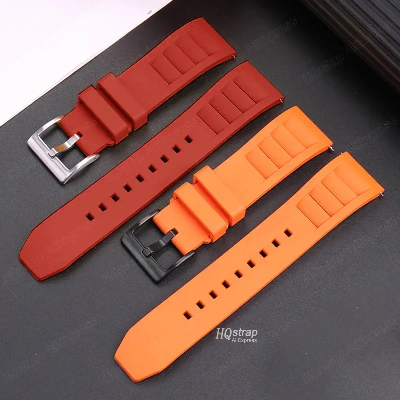 Quick Release Rubber Watch Band 22mm 20mm Strap for Samsung Galaxy Watch6 5 4 Belt for Seiko Watchband for Huawei Watch Bracelet