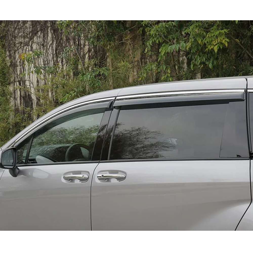 For Toyota Sienna 2021 2022 2023 Plastic Window Visor Sun Shade Rain Guard Car Accessories Side Deflector Protector 4PCS - view 3
