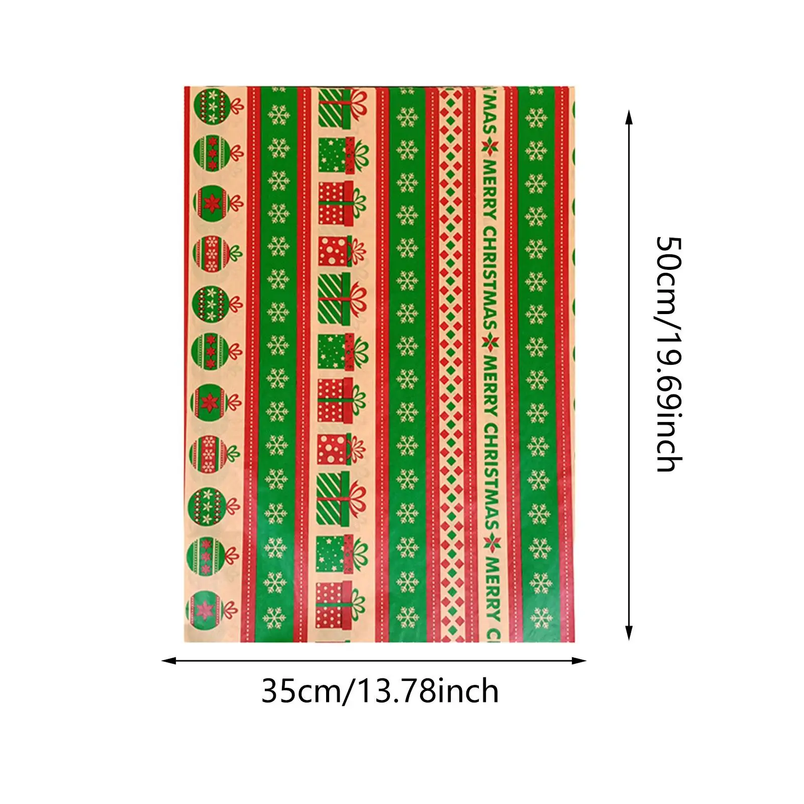 20x papel de embalagem de buquê de papel de embrulho de Natal para artesanato festivo DIY