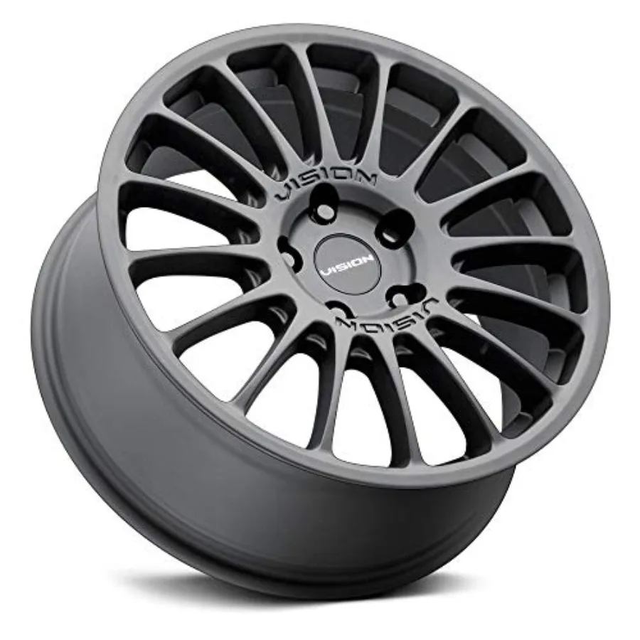 477 MONACO Custom Wheel 17x8 38 Offset 5x100 Bolt Pattern 56.1mm Hub Satin Black Rim for Performance Driving