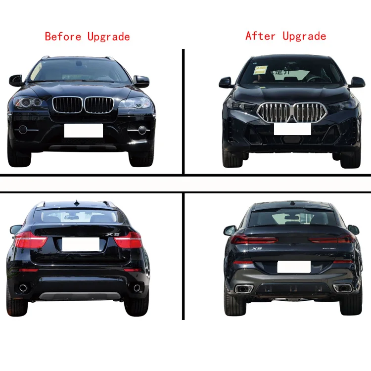 New for X6 E71 2008-2014 Plug and Play Front & Rear Bumper Tuning Kit G06-MT Bodykit Upgrade