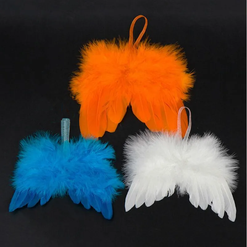 Newborn Baby Kids Feather Halo Ring Headband Angel Wings  Photo Props Boy Girl  Shower Party Costume    Cosplay Birthday