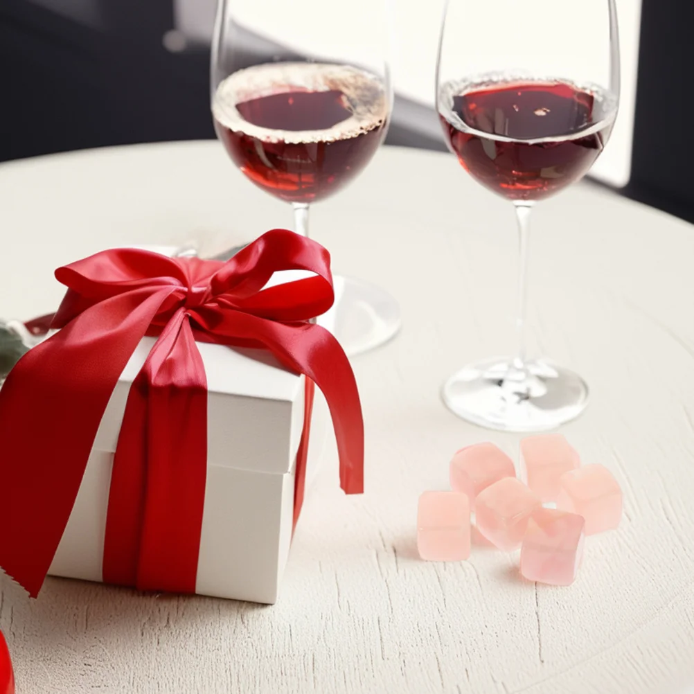 

8Pcs Reusable Whiskey Stones Ice Cubes Stainless Steel for Whiskey Cocktails Keep Drinks Cold Without Dilution Men