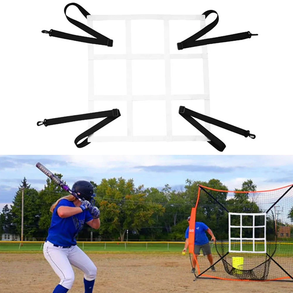 Hitting Target Net For Baseball Adjustable Strike Zone Target For Baseball Practice Throwing Hitting Strike Zone For Pitching