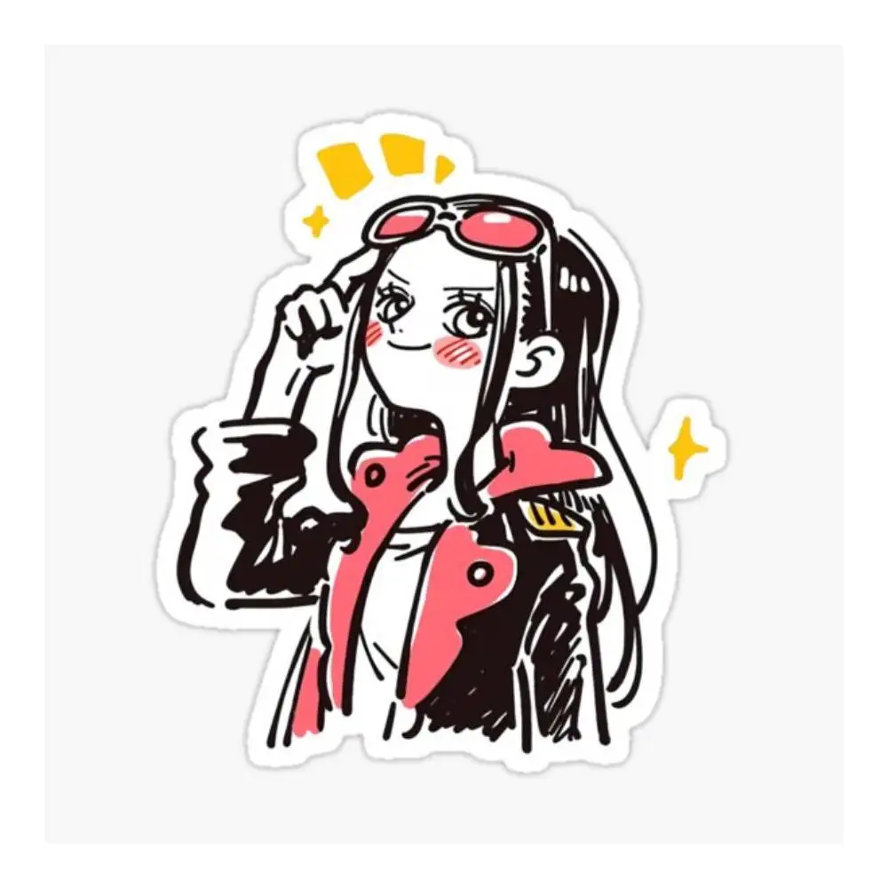 The Sun Glasses Girl Sticker Helmet Flask Cup Laptop Car Vehicle Window Bumper Decal