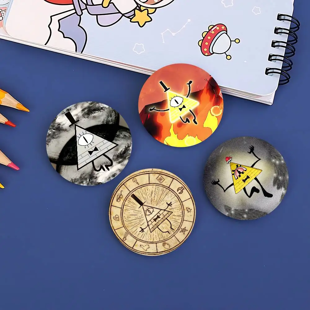 الجاذبية يقع بيل تشفير لينة زر دبوس مشرق مطبوعة أيقونة هدية للأصدقاء شارة طوق بروش التلبيب دبوس معدني