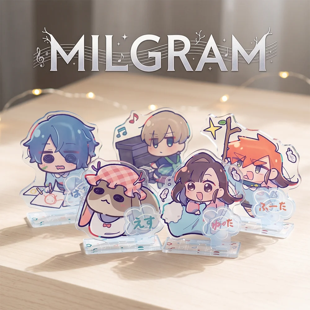 MILGRAM Kindergarten Ver 10CM Double Sided Acrylic Stand Keychain 2026 New Anime Stand Tabletop Display Display Ornament