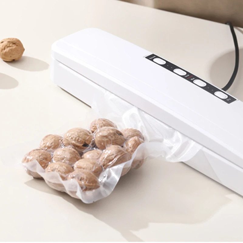 Beste Essen Elektrische Vakuum Versiegelung Maschine Automatische Lebensmittel Vakuum mit 10 stücke Lebensmittel Schoner Taschen Haushalt Verpackung Maschine EU Stecker