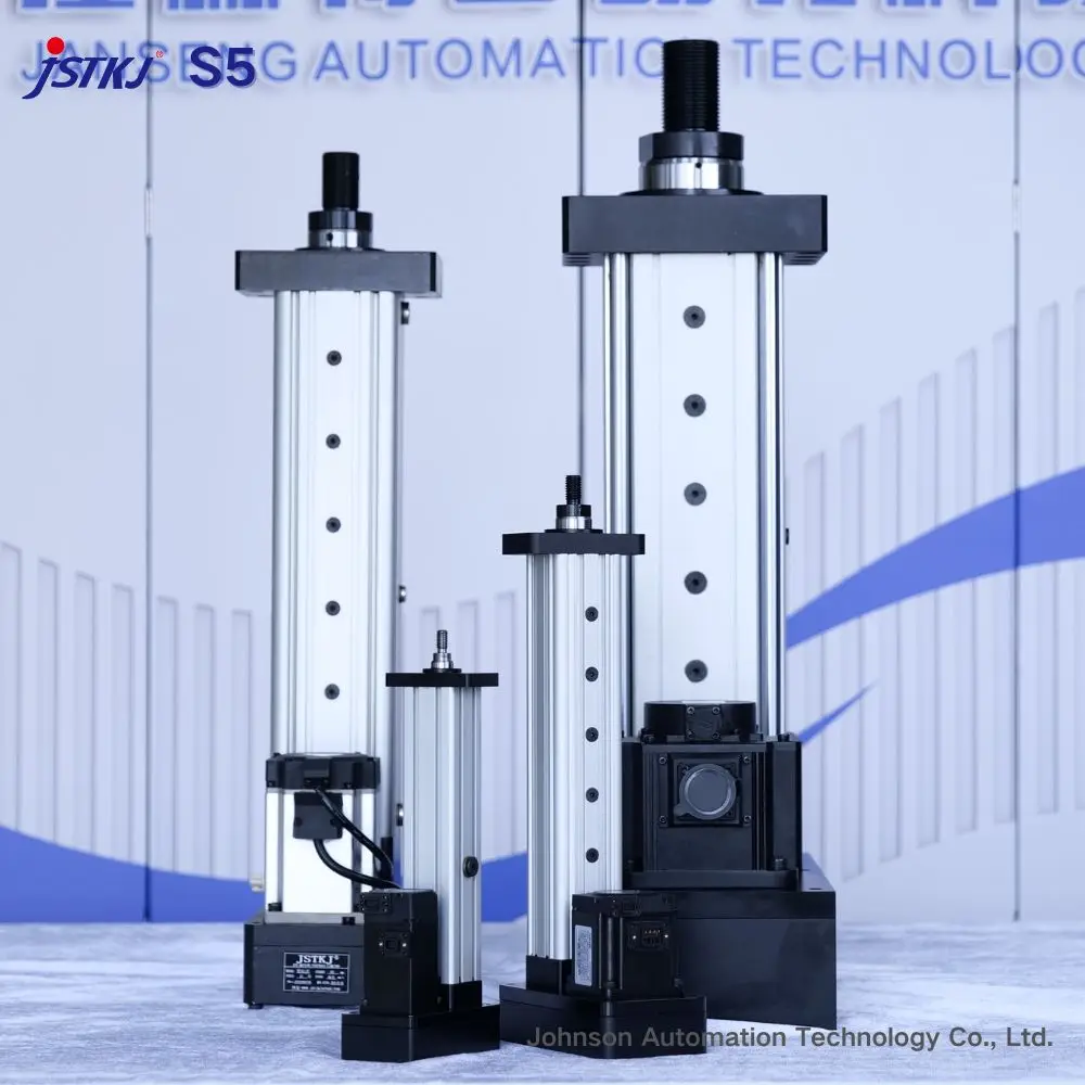 الشركة المصنعة لأسطوانات كهربائية مؤازرة عالية الدقة 50KN 5 طن 5000 كجم السكتة الدماغية حتى 3 أمتار لتصنيع السيارات