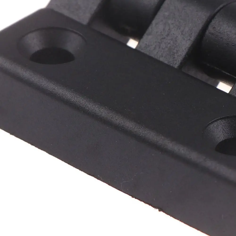 Professional ABS Plastic Plastic Door Hinge Hardware Durable Small Hinges Black Wear-resistant Cabinet Door Hinge For Furniture