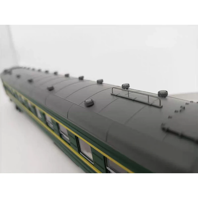 MTC HO 1/87 قطار نموذج YW22 عربة سيارة الركاب الجلد الأخضر سيارة الصلب النائم قطار لعبة مجسمة هدية