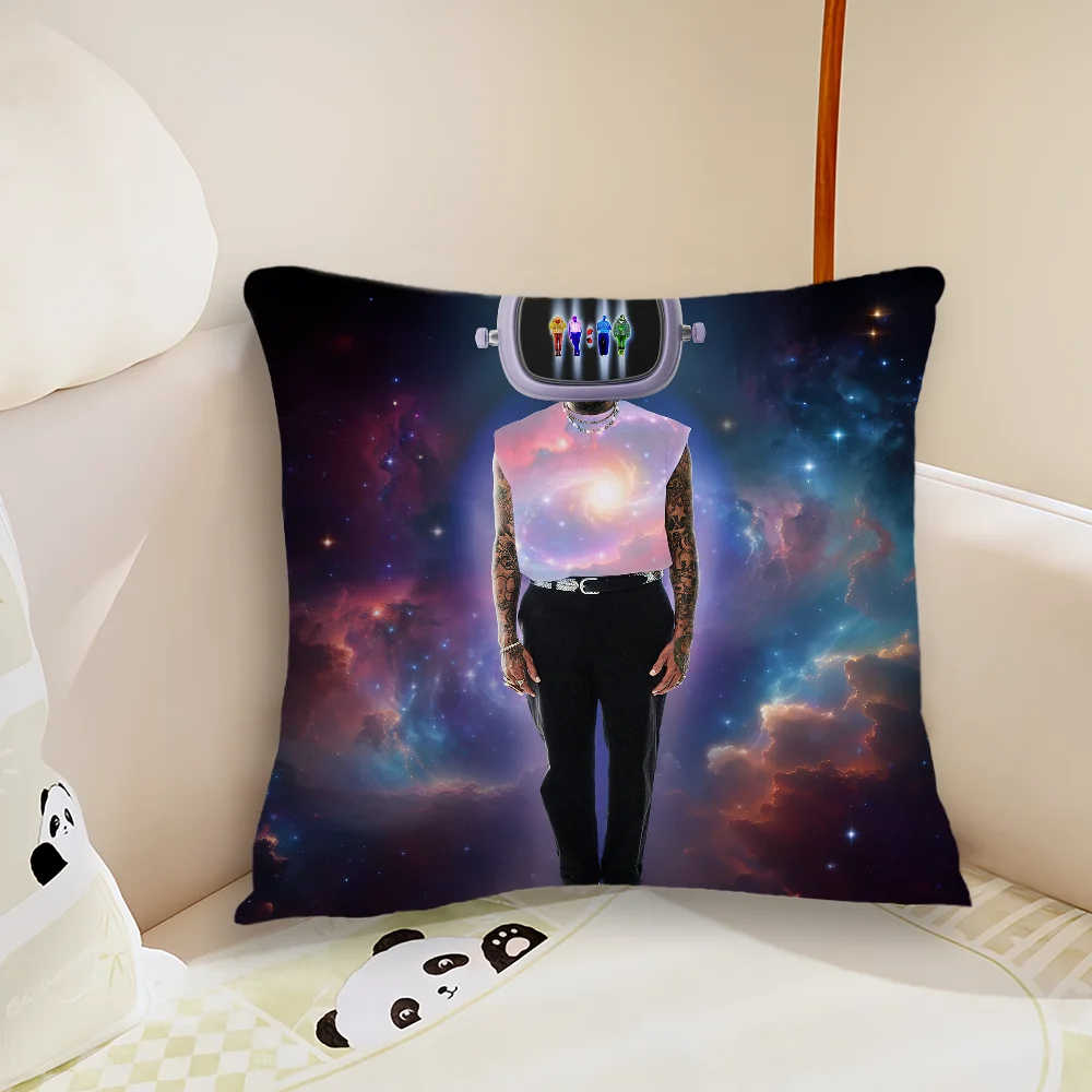 Singer C-Chris Brown 11 11 Pillow Case Living Room Sofa Cushion Cover Suitable For Home Bedroom Room Decoration