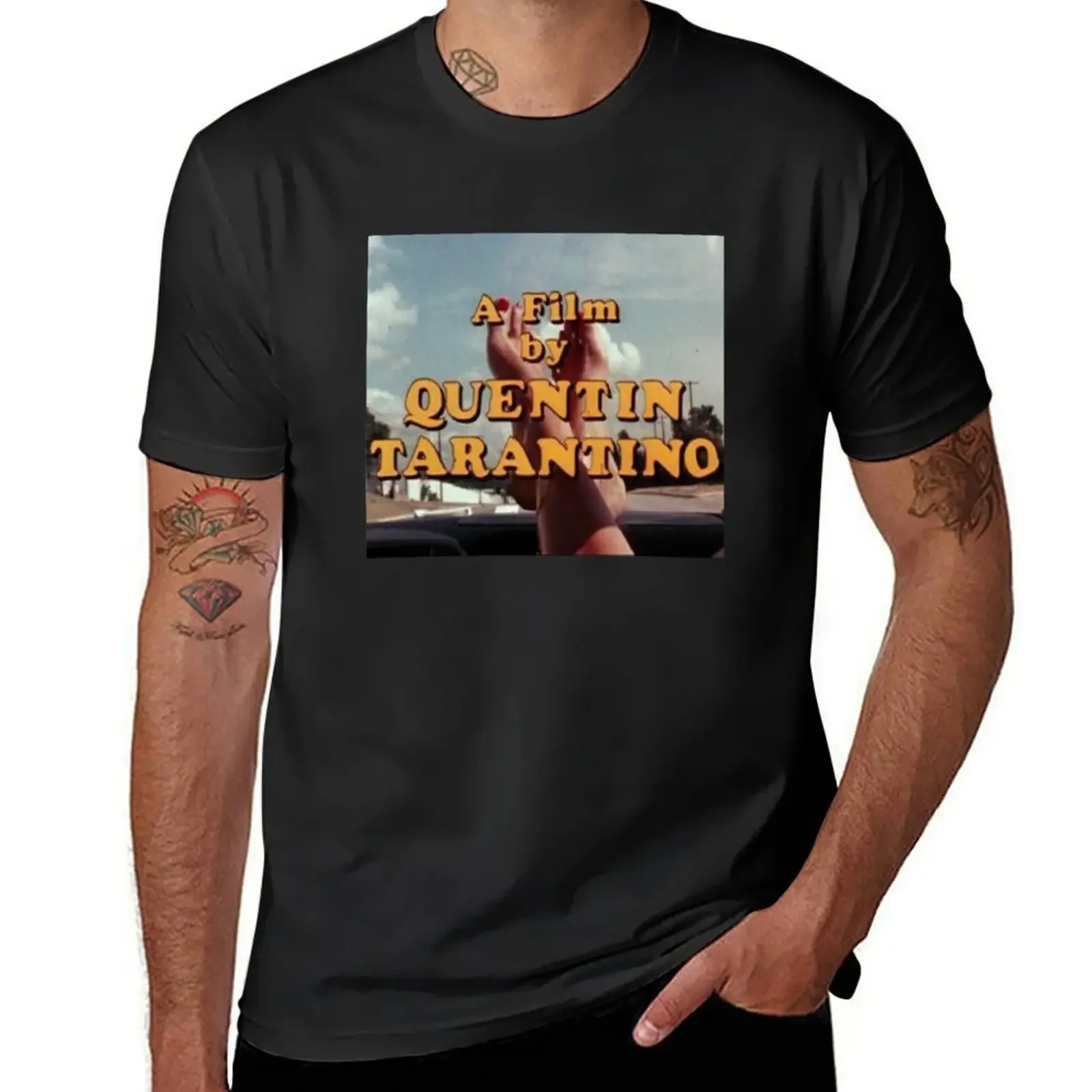 quentin-tarantino-movie-director-t-shirt-baggy-shirts-graphic-tee-shirt-men-workout-shirt