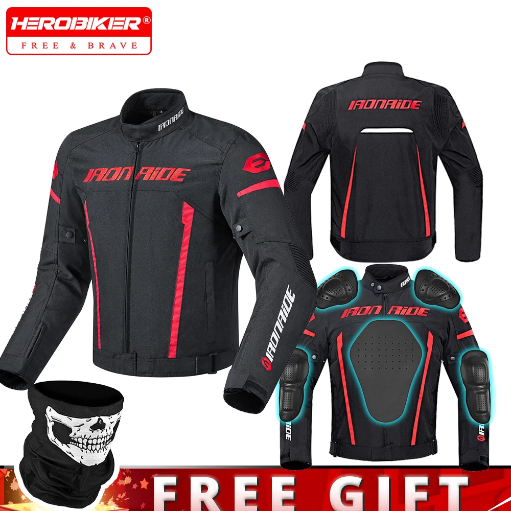 

Winter Motorcycle Jacket Anti-Fall Waterproof Men Chaqueta Moto Protective Gear Motorbike Riding Clothing Moto Jacket