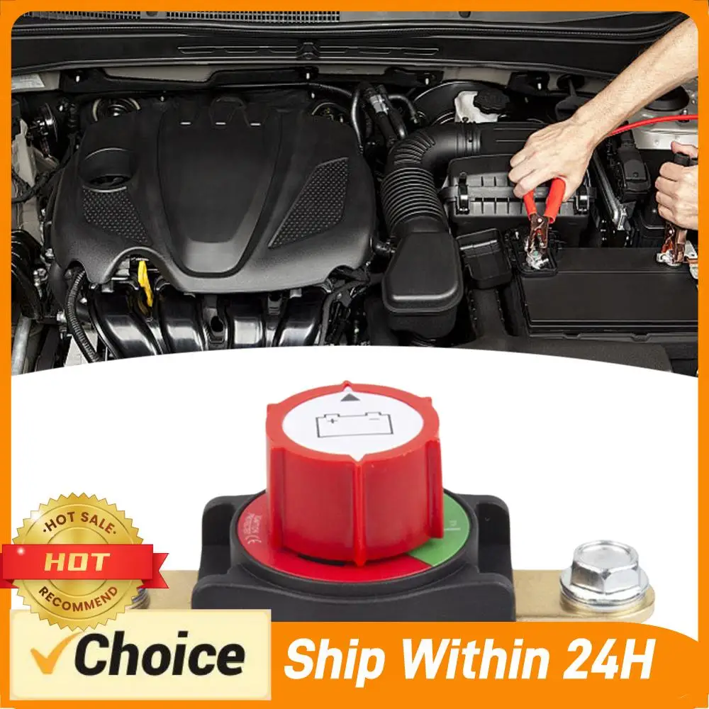 

On/Off 300A Battery Disconnect Switch 12-48V Top Post Battery Switch Battery Cut Off Switch for Car Vehicle RV and Boat