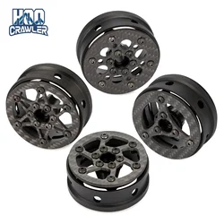 1.9 Inch Carbon Fiber Portal Beadlock Wheels Rims for 1/10 RC Crawler lightweight design GSPEED LCG Chassis Capra SCX10 Pro TRX4