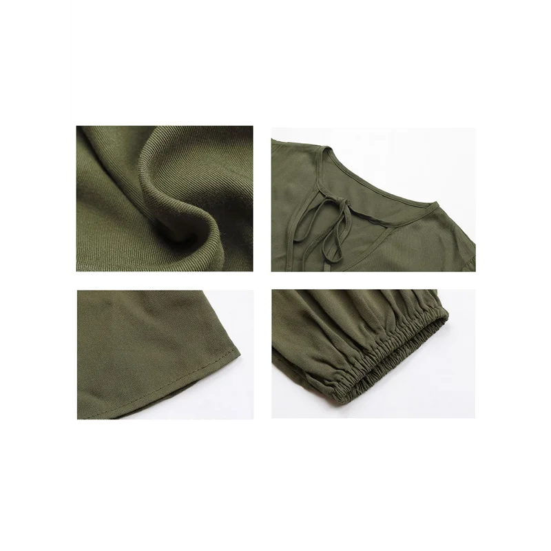 NEW-Long Sleeve Short Dresses For Women V Neck Fall Casual Loose Fit Flowy Swing Tiered Vacation Boho Dress