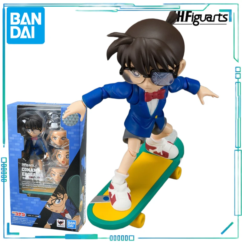 BANDAI Genuino S. H. Figuarts Serie Detective Conan Serie Edogawa Conan,Shuichi Akai,An Shi Tou,Mouri Kogoro,Mouri Lan Modelo