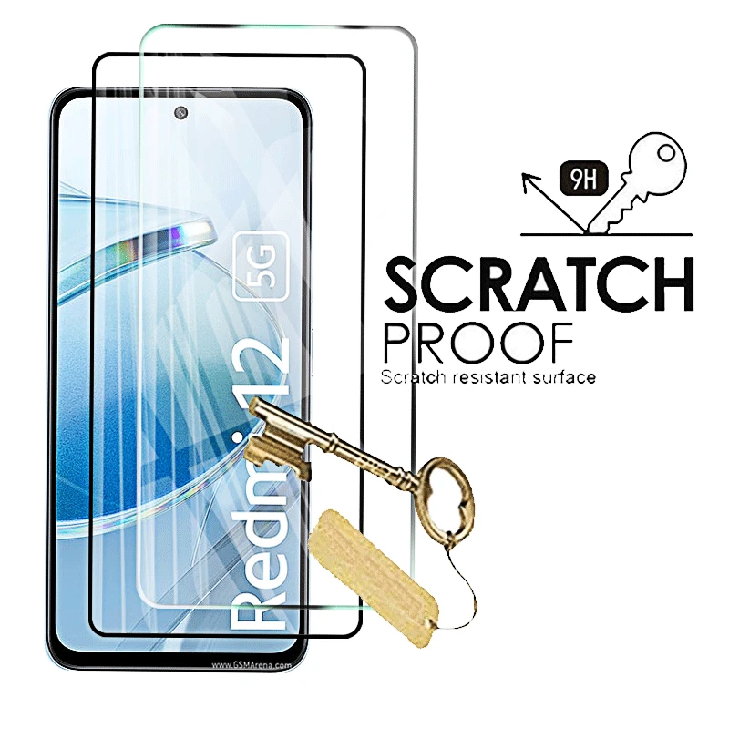 Tempered Glass for Xiaomi Redmi 12 5G 4G 12C Full Cover Protective Glass Screen Protector for Xiaomi Redmi Note 12 Pro 12s Glass view 4