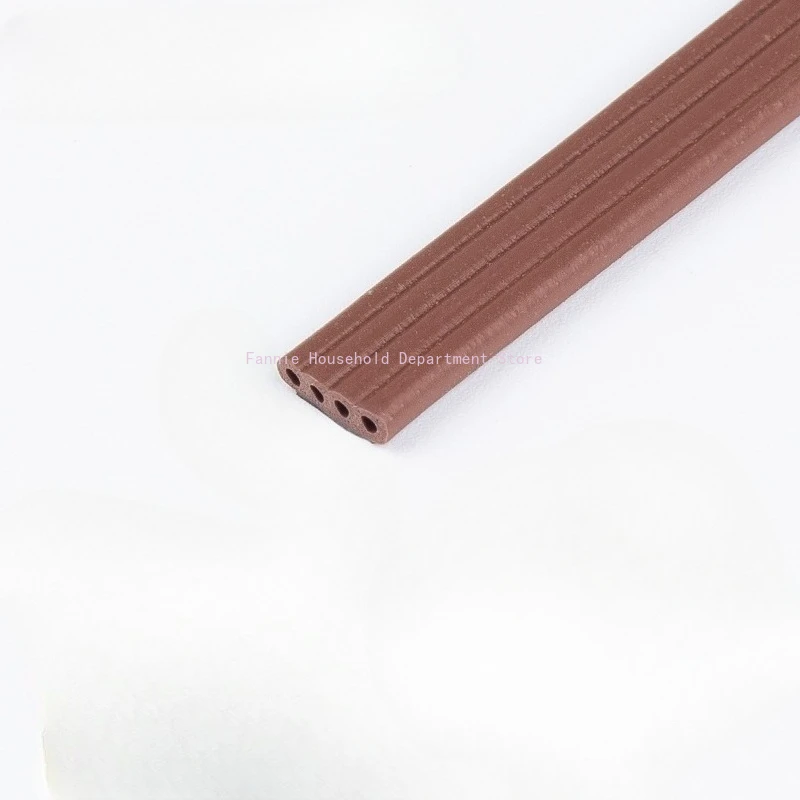 6m Silicone Door and Window Self-adhesive Sealing Soundproofing Strip Door Window Insulation Anti-collision and Windproof Strip