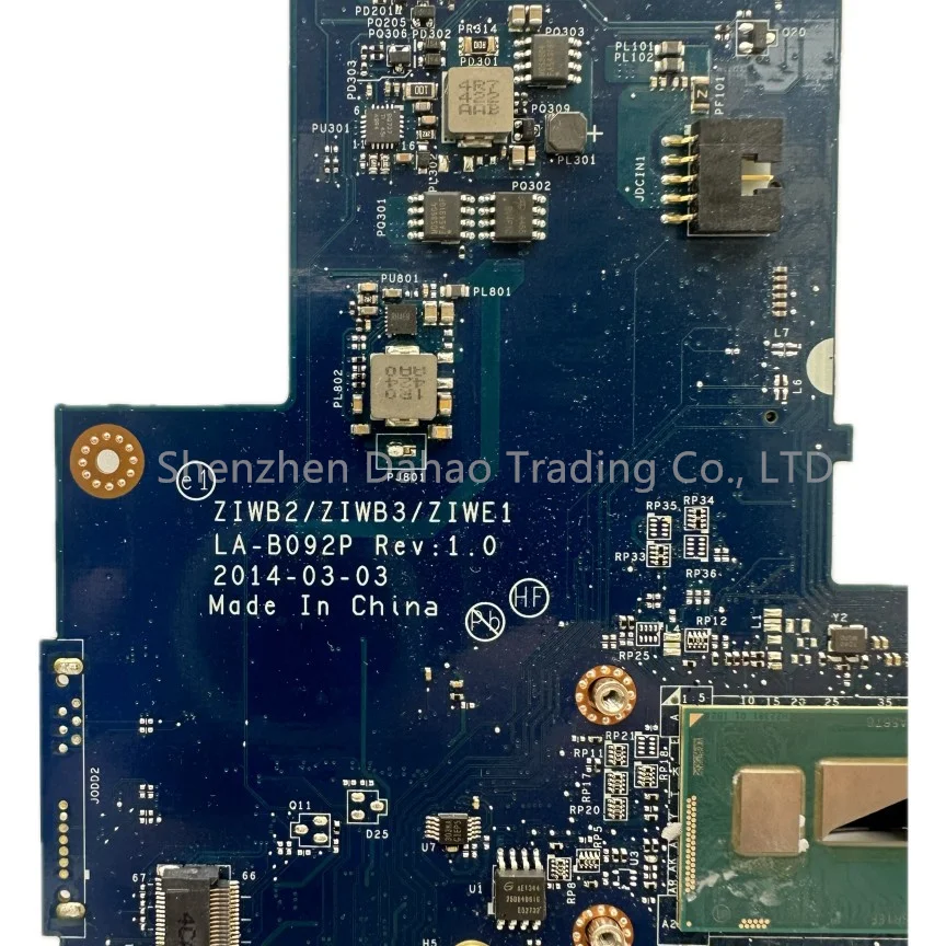 Imagem -02 - Placa-mãe Portátil para Lenovo Ideapad Placa-mãe com Núcleo I54210u Ddr3 Ziwb2 Ziwb3 Ziwe1 La-b092p B5070