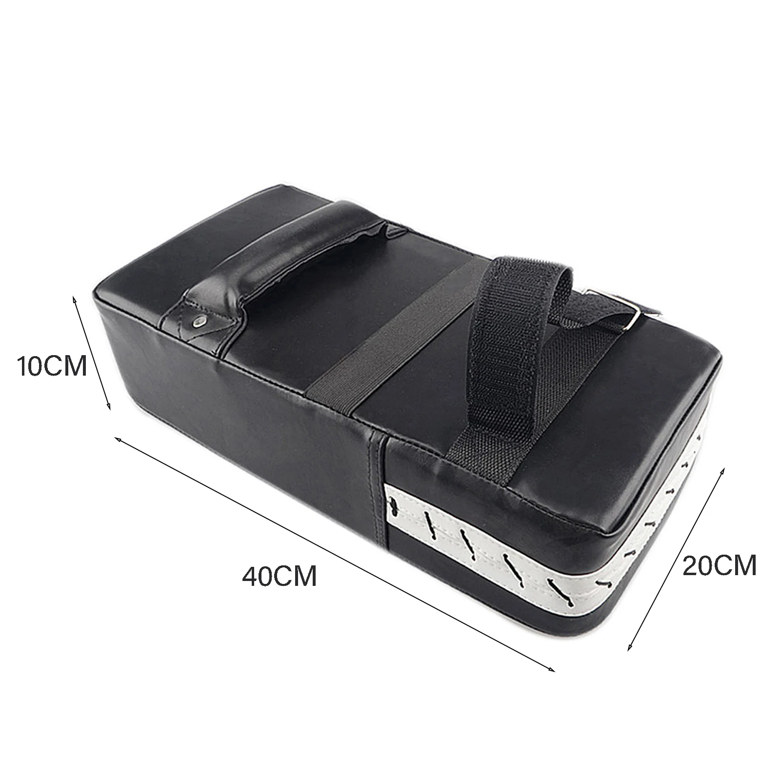 Karate taekwondo boxe treinamento alvo capa de couro do plutônio núcleo de espuma dura 40x20x10cm 360g para prática de artes marciais