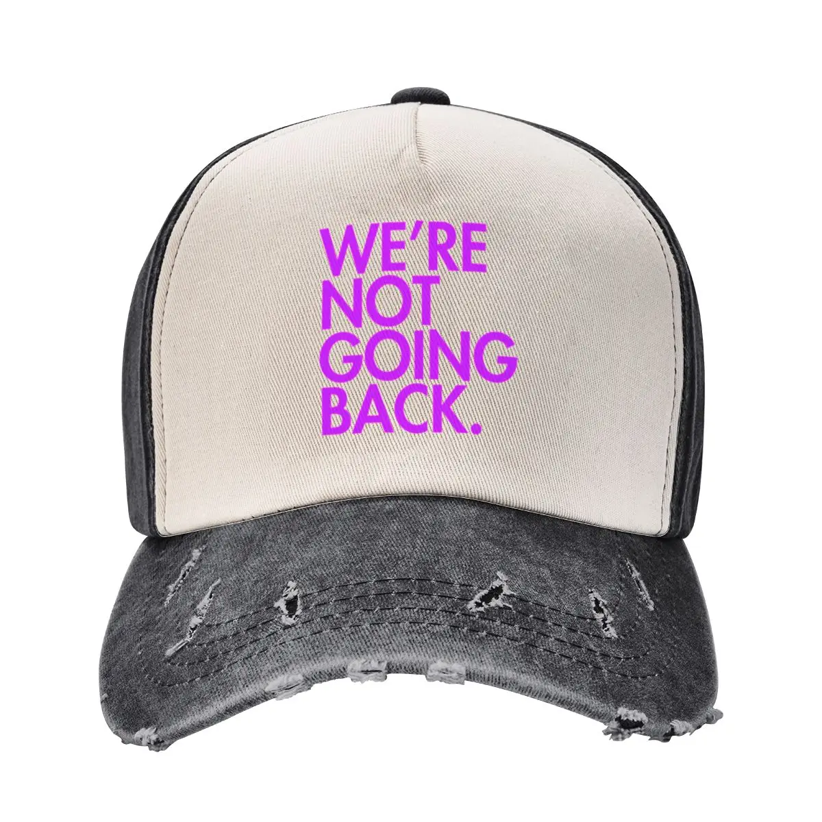 WE'RE NOT GOING BACK - Kamala Harris - violet Baseball Cap New In Hat Military Cap Man Hip Hop Ladies Men's