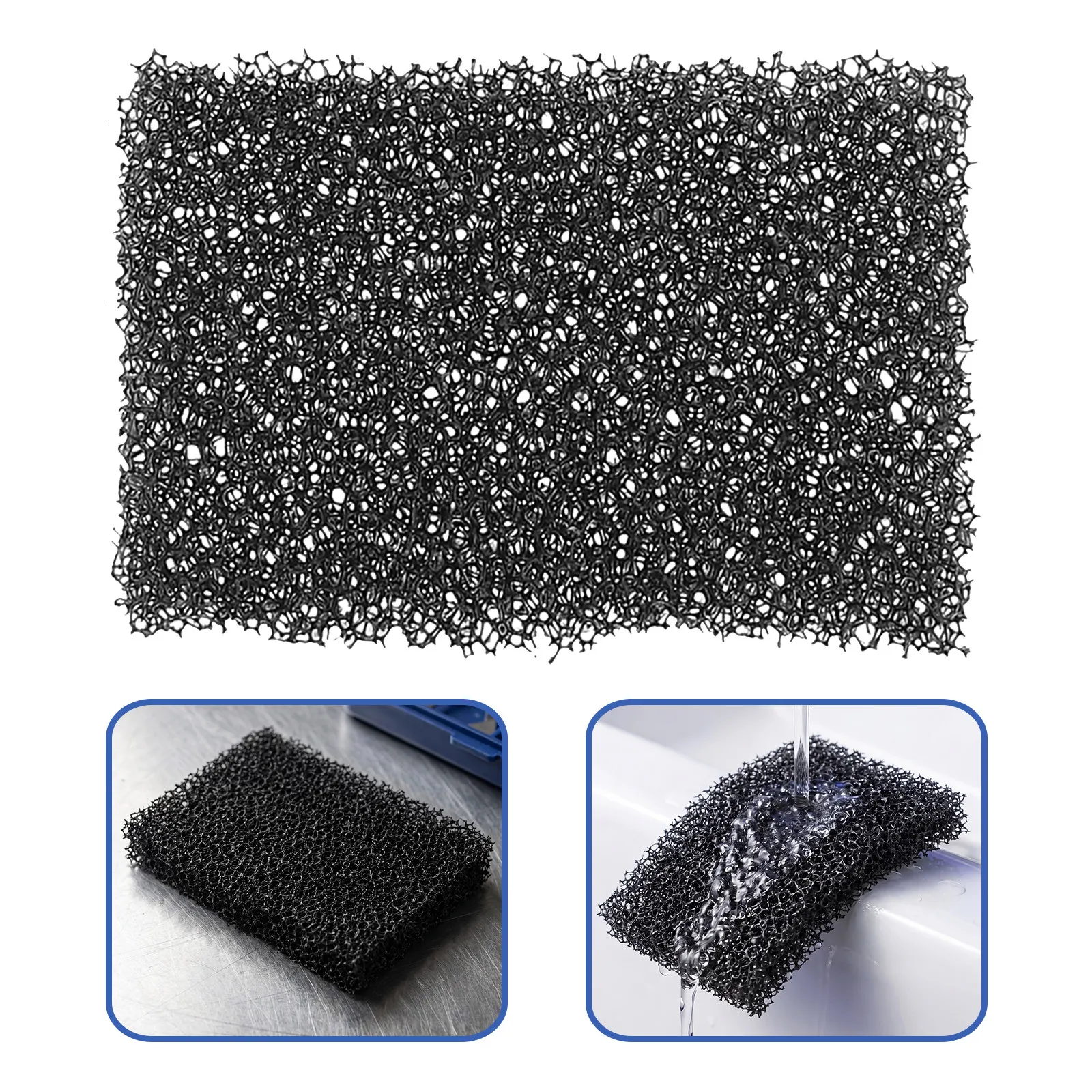 12 Pcs Halloween Damage Sponge Facial Stippling Makeup Black Cosplay Art Shaping Tool