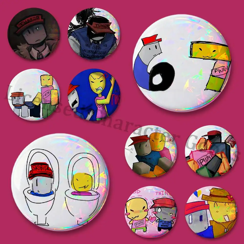 Ivan Andrew Custom Badges 75mm 44mm 25mm 32mm 58mm A-Andrew B-BadT-Things Hat Backpack Accessories Toys Collect Gifts Large