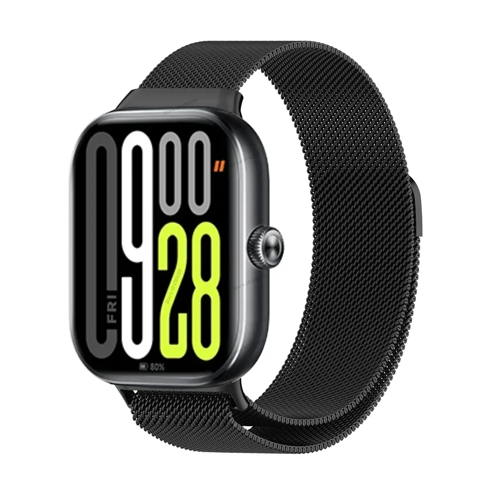 Magnetic Loop Band For Redmi Watch 5 Stainless Steel Bracelet Watchband For Xiaomi Mi Band 9 Pro 8 Pro Metal Strap Accessories